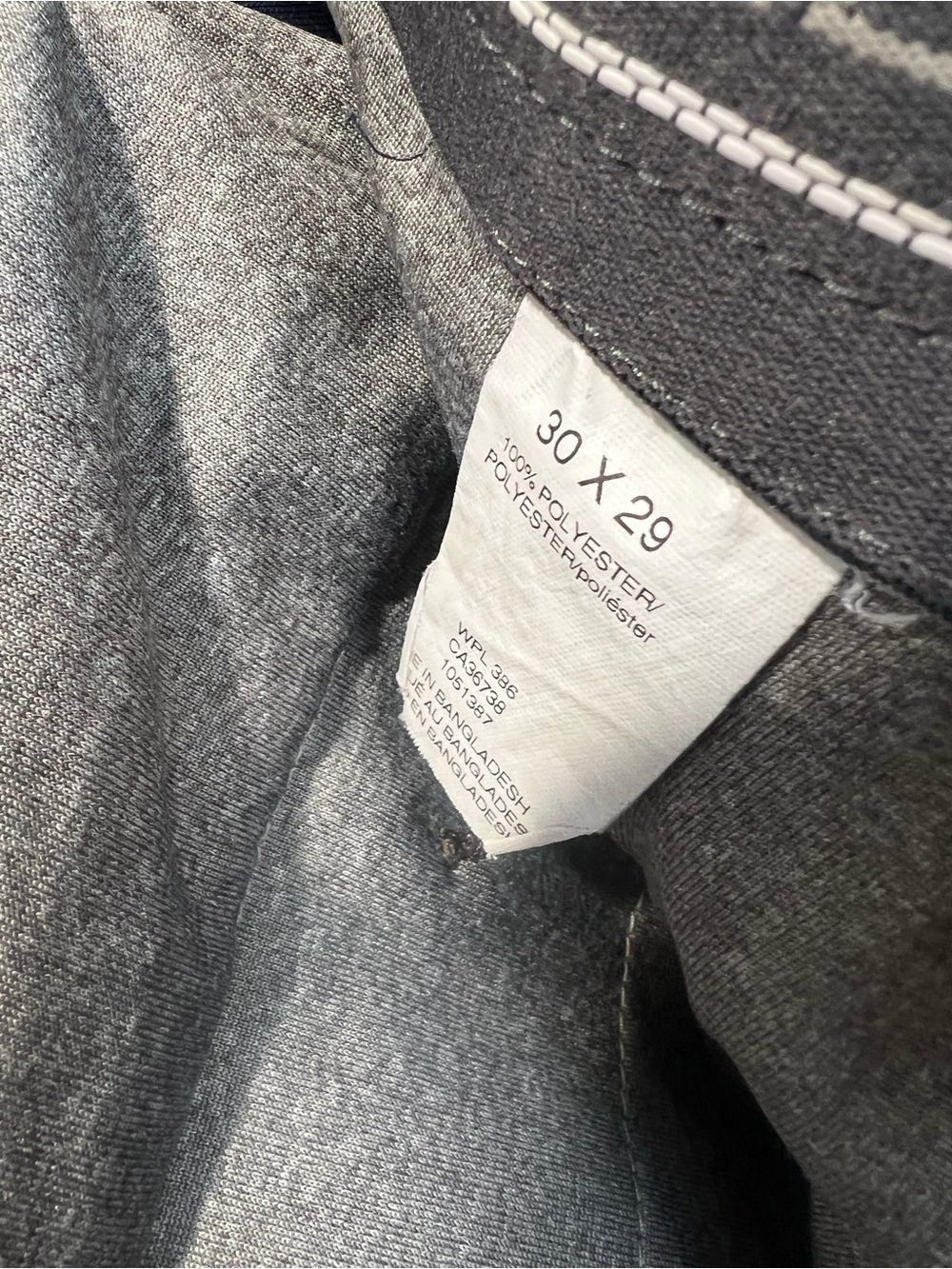 Men's Haggar Flex Series Classic Navy Blue Dress Pants - Size 30 x 29 - Picture 5 of 8